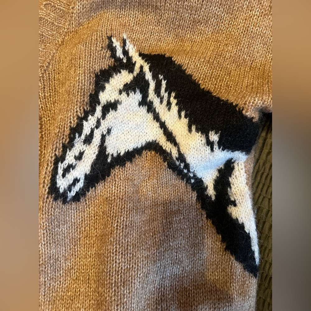 NWT SOLD OUT horse wool blend cardigan - Picture 9 of 11